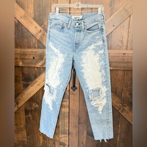 NEW Levi’s 501 Original Limited Edition Rolling Stones Jeans Women’s Size 29